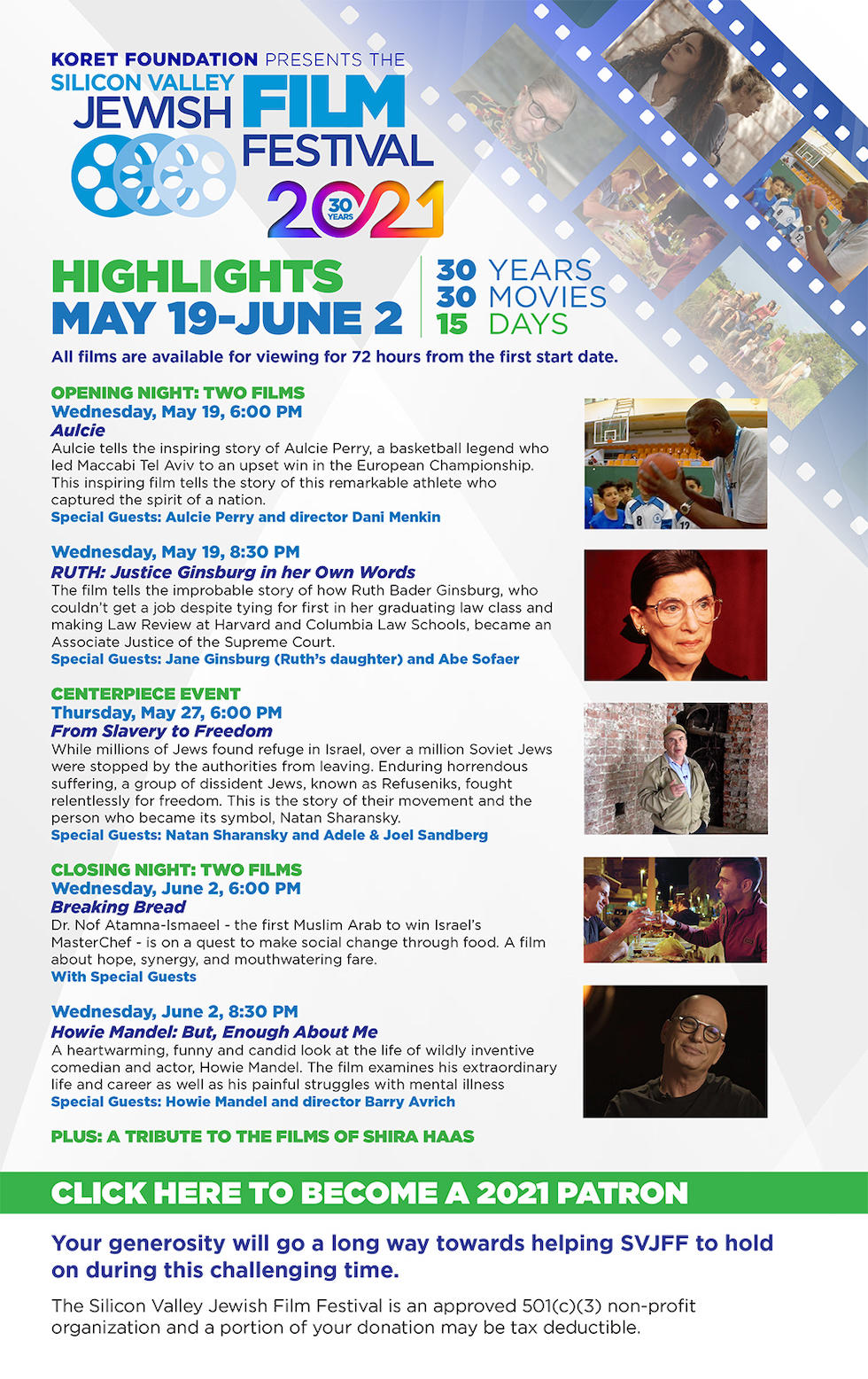 Film festival flyer May-June 2021